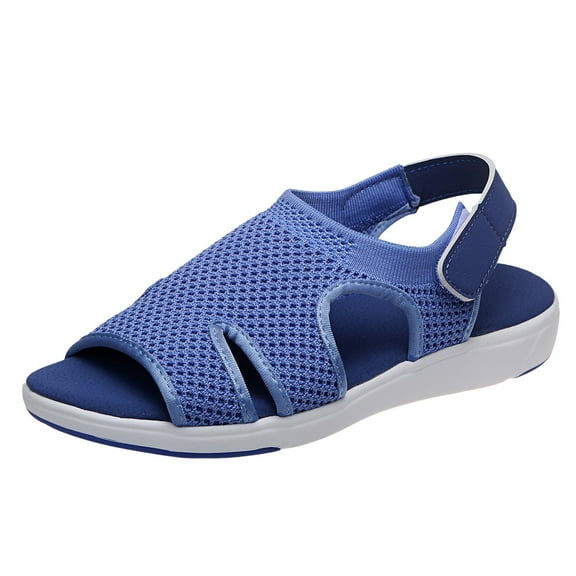 Mostsola Womens Walking Sandals with Arch Support Breathable Hollow out Slingback Platform Sandals