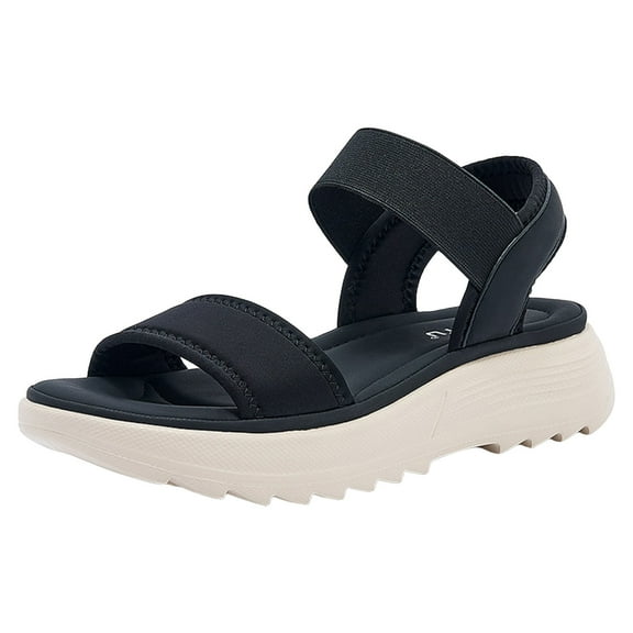 Mostsola Womens Walking Shoes Lightweight Wedges Heels Anti-Slip Slingback Beach Shoes