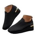 thumbnail image 1 of Mostsola Womens Walking Shoes Sock Sneakers Slip on Lightweight Workout Gym Athletic Shoes, 1 of 8