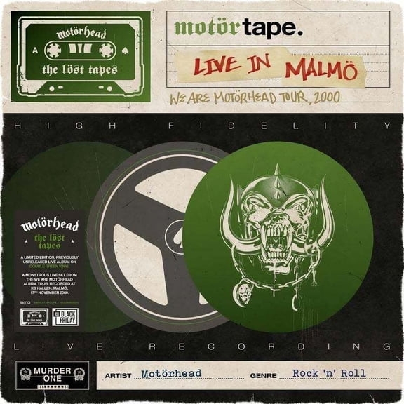 Motrhead The Lst Tapes Vol. 3 (Live In Malm 2000) LP