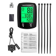 Motain Bike Spd Computer Waterproof ycle Odometer X7B4