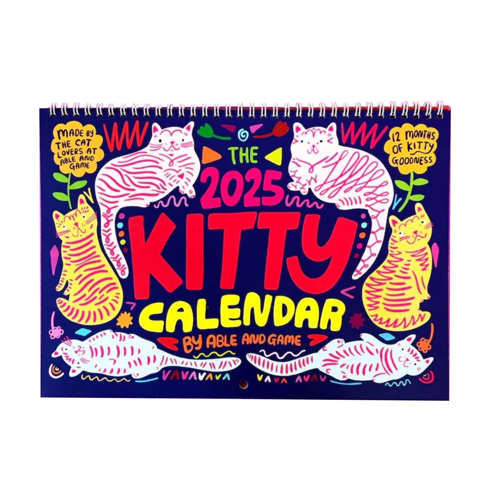 Motao Clearance 2025 Calendar 2025 Colorful Calendar 8.26 * 11.8In