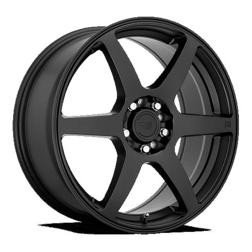 Moritech Rim Motegi Aluminum Rim MR143 CS6 18X8in Satin Black Finish, MR14388031735 ...