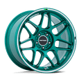 thumbnail image 1 of Motegi Flow Formed Aluminum Wheel MR158 18x9.5 5x120 HOK-GRN MCH 35mm, MR158ED18955235, 1 of 3