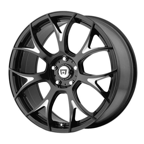 Motegi Mr126 Gloss Black W/ Milled Accents 18x8 5x120.00 (40mm) Wheels