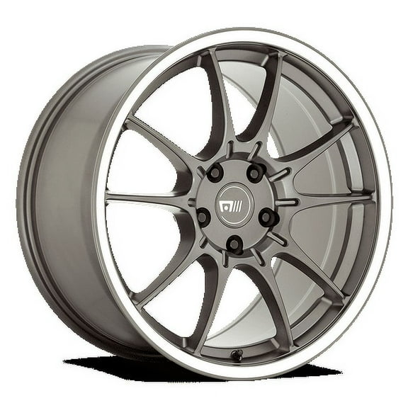 Motegi Mr152 Ss5 17X8 4X108 45Et 66.56Cb Gunmetal With Machined Lip Wheel