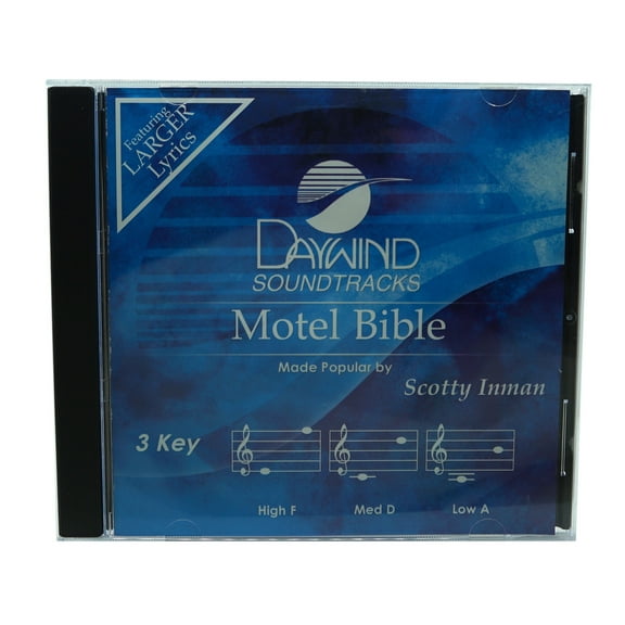 Motel Bible Made Popular by Scotty Inman NEW CD Accompaniment