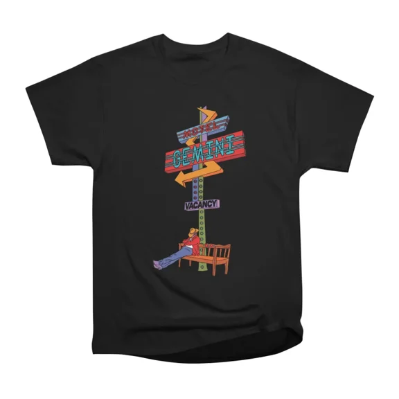 Motel Gemini T-Shirt Tee Gift For Him Merch For Her Apparel For Friend 1