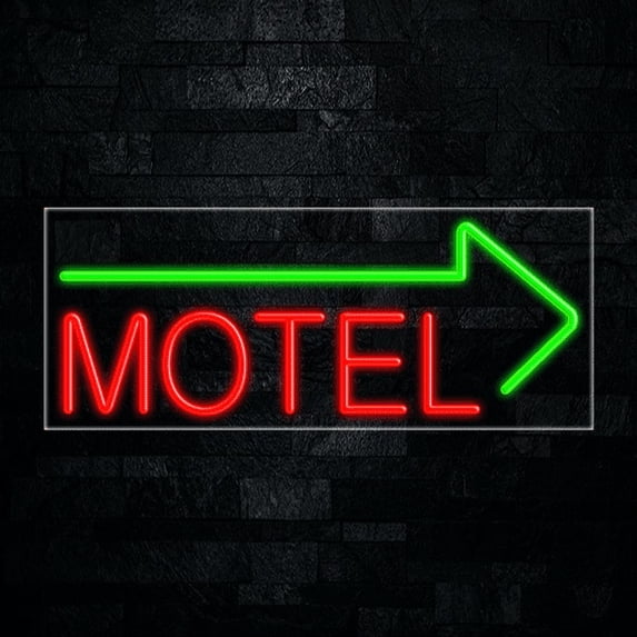 Motel LED Neon Sign 30"L x 12"H #31442