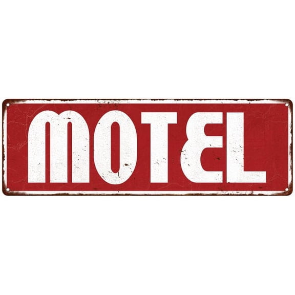 Motel Restaurant Diner Food Menu Vintage Look Metal Sign 6x18 106180069005