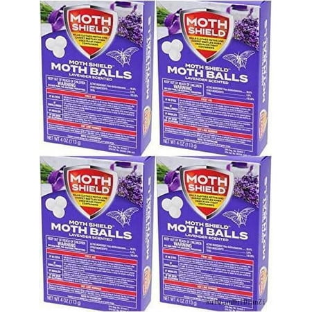 Moth 4Oz Scent, 4) Pack (Lavender