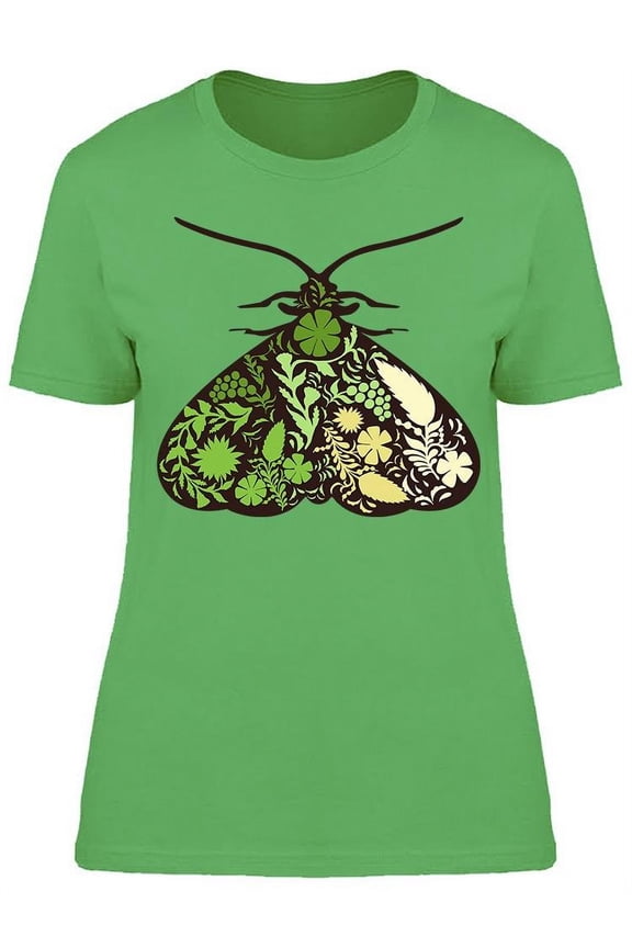Moth Bug Drawing T-Shirt Women -Image by Shutterstock, Female Large