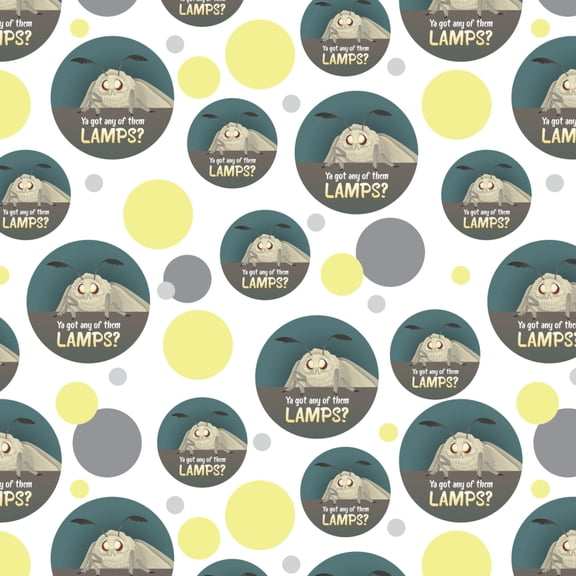 Moth Lamp Meme Premium Gift Wrap Wrapping Paper Roll