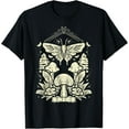 thumbnail image 1 of Moth Mushrooms Fairycore Fairy Grunge Nature Women Girls Kid T-Shirt, 1 of 4