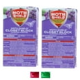 thumbnail image 1 of Moth Shield Closet Block Lavender Scented Moth Bar, Hanging Deodorizer, Control and Kills Moths, Odor Neutralizer Home Cabinets Drawers Long Lasting Scent 5 oz 2 Pack with 2 Snoep in Beperkte Oplage, 1 of 7