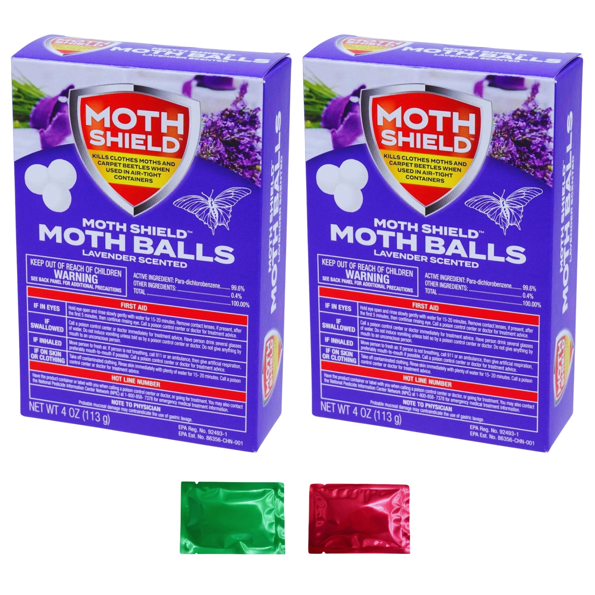Moth Shield Lavender Scented Moth Balls, Mothballs Kills Clothes Moth