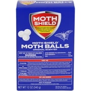 Moth Shield Moth Ball Traps for Clothes, Furniture, Carpet and Pantry Moths, 12 Ounce Box Original Scented, 12 Ounce 1 Pack