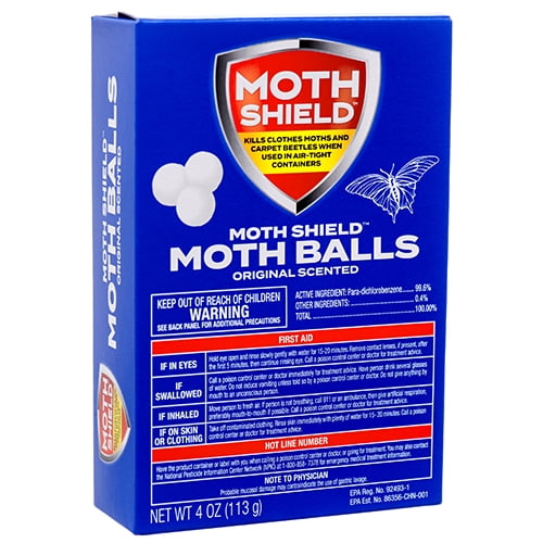 Moth Shield Moth Balls Original Scent 4 oz