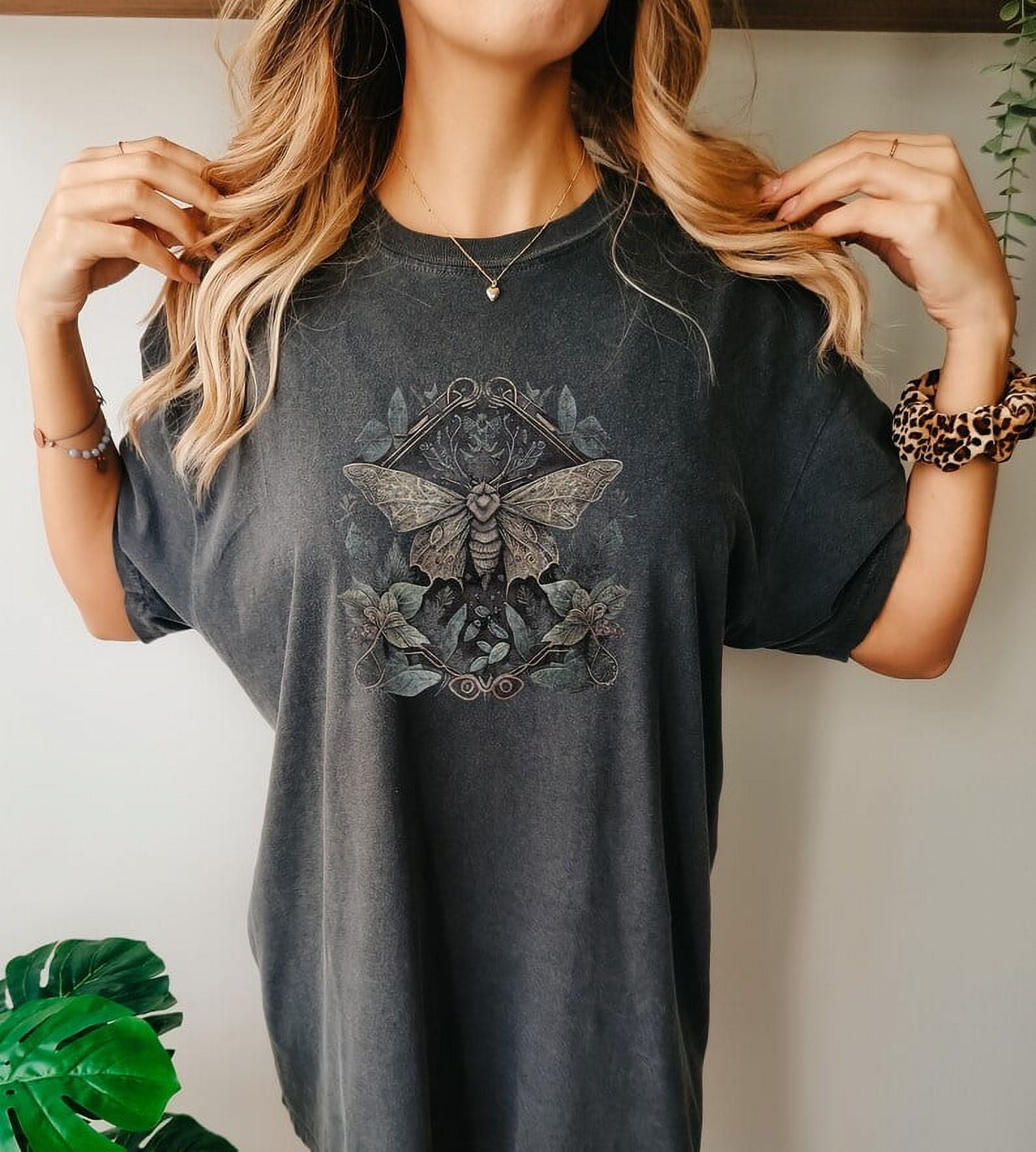 Moth Shirt Moth Tshirt Nature Shirt Gothic Tshirt Vintage Shirt ...