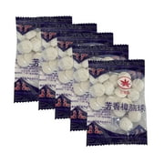 Mothballs for Clothes Storage, 4-Pack Camphor Scented Moth Repellent Balls, Protects Against Moths and Odors