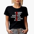 thumbnail image 1 of Mother - Amazing, Loving, Beautiful, Thoughtful, Selfless, Strong, Black T-Shirt, Medium, 1 of 5