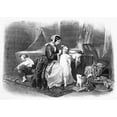 thumbnail image 1 of Mother And Child 1850. N'The Morning Toilet.' Steel Engraving American C1850 Poster Print by, 1 of 1