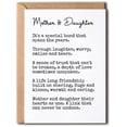 thumbnail image 1 of Mother And Daughter It's A Bond That Spans The Years - Meaningful Gift Cards - Mum Card - Mum Birthday Card Daughter Card - Mother's Day Card$$Office, 1 of 8