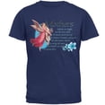thumbnail image 1 of Mother Angel Mens T Shirt Metro Blue MD, 1 of 1