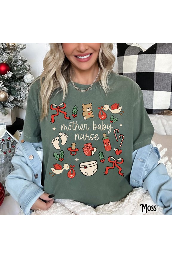 Mother Baby Nurse Mother Baby Unit Coquette Mbu Rn Postpartum T-Shirt All Size S-3XL