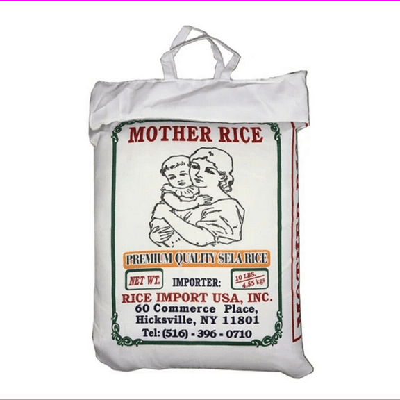 Mother Basmati Sela Rice  Extra Long Grain Parboiled Basmati  Aromatic & Fluffy  10 lb Bag