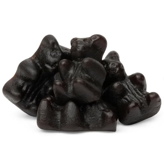Mother Bears Candy Black Bear Juju Candy, Black, Bear Shape, 1 Pound Resealable Bag