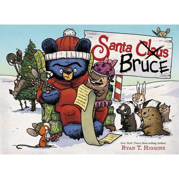 Mother Bruce Santa Bruce: A Perfect Holiday Mother Bruce Gift for Early Readers!, Book 4, (Hardcover)