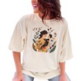 thumbnail image 1 of Mother and Child T-Shirt, Floral Art T-Shirt, Wholesome Design T-Shirt, Unique Gift for Mom, Mother's Day T-Shirt, Heartwarming Tee, Ivory Comfort Colors T-Shirt, Medium, 1 of 1