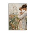 thumbnail image 1 of Mother And Child in Wildflower Field, Printable Nursery Wall Art Poster Great Wall Art for Home Decor, Mother's Day Gift, Posters for Bedroom, Office Or Living Room, 1 of 6