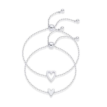 Mother Daughter Bracelets, Matching Gold Heart Bracelets Set, Mommy and Me Jewelry Gift, Perfect for Mothers Day, and Birthday Gifts