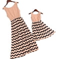 thumbnail image 1 of Mother Daughter Dresses Family Matching Outfits Stripe Sleeveless Family Look Matching Clothes Mom And Daughter Dress, 1 of 2