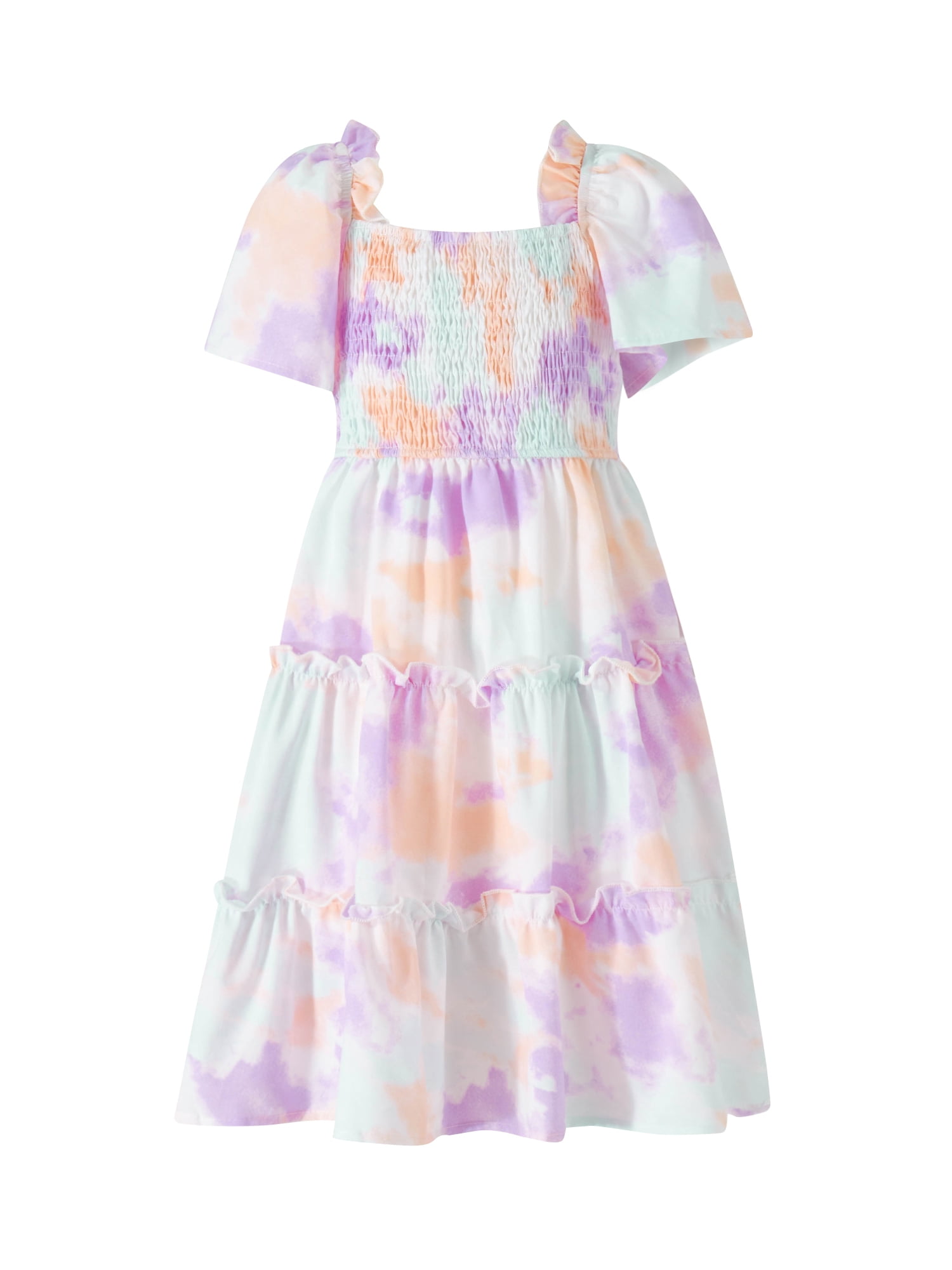 Tie Dye Long Sleeve Mini Dress for Mom and Me