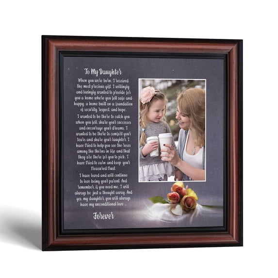 Daughter Picture Frame, Mother's Day Photo Keepsake