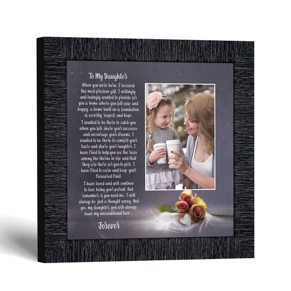 Daughter Picture Frame, Mother's Day Photo Keepsake
