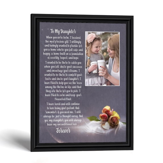 Daughter Picture Frame, Mother's Day Photo Keepsake