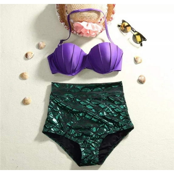 Mother Daughter Matching Mermaid Swimwear