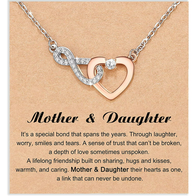 Mom Necklace Gifts From Daughter, Love Necklace For Mom, Jewelry