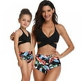 thumbnail image 1 of Mother Daughter Swimsuit Family Matching Girls Swimwear Women Bikini Bathing Suit Set, 1 of 7