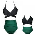thumbnail image 1 of Mother Daughter Swimsuit Family Matching Girls Swimwear Women Bikini Bathing Suit Set, 1 of 3