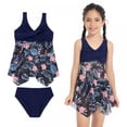 thumbnail image 1 of Mother Daughter Swimwear Family Matching Girls Swimsuit Women Bikini Set, 1 of 8