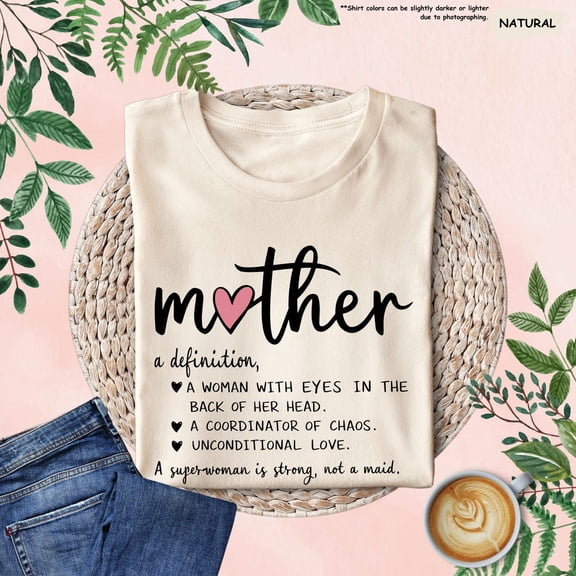 Mother Definition Shirt, Mom Noun Tee, Mother's Day Gift, Meaningful Mom T-Shirt, Pregnant Mama Shirt, New Mom Gift Idea, Mommy Life Shirt All Size S-5Xl