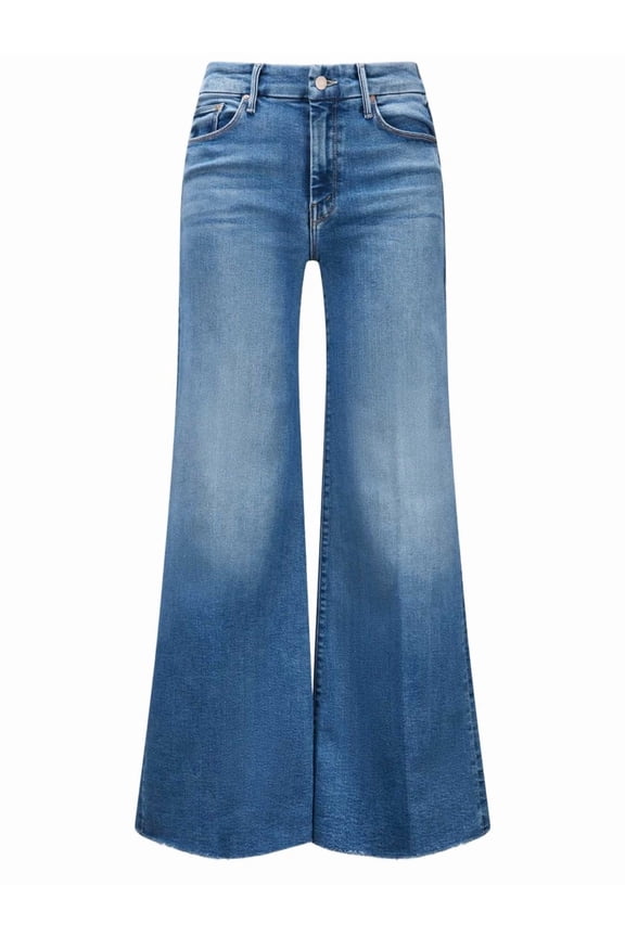 Denim Stretch Cotton Wide-Leg Jeans (Women's)
