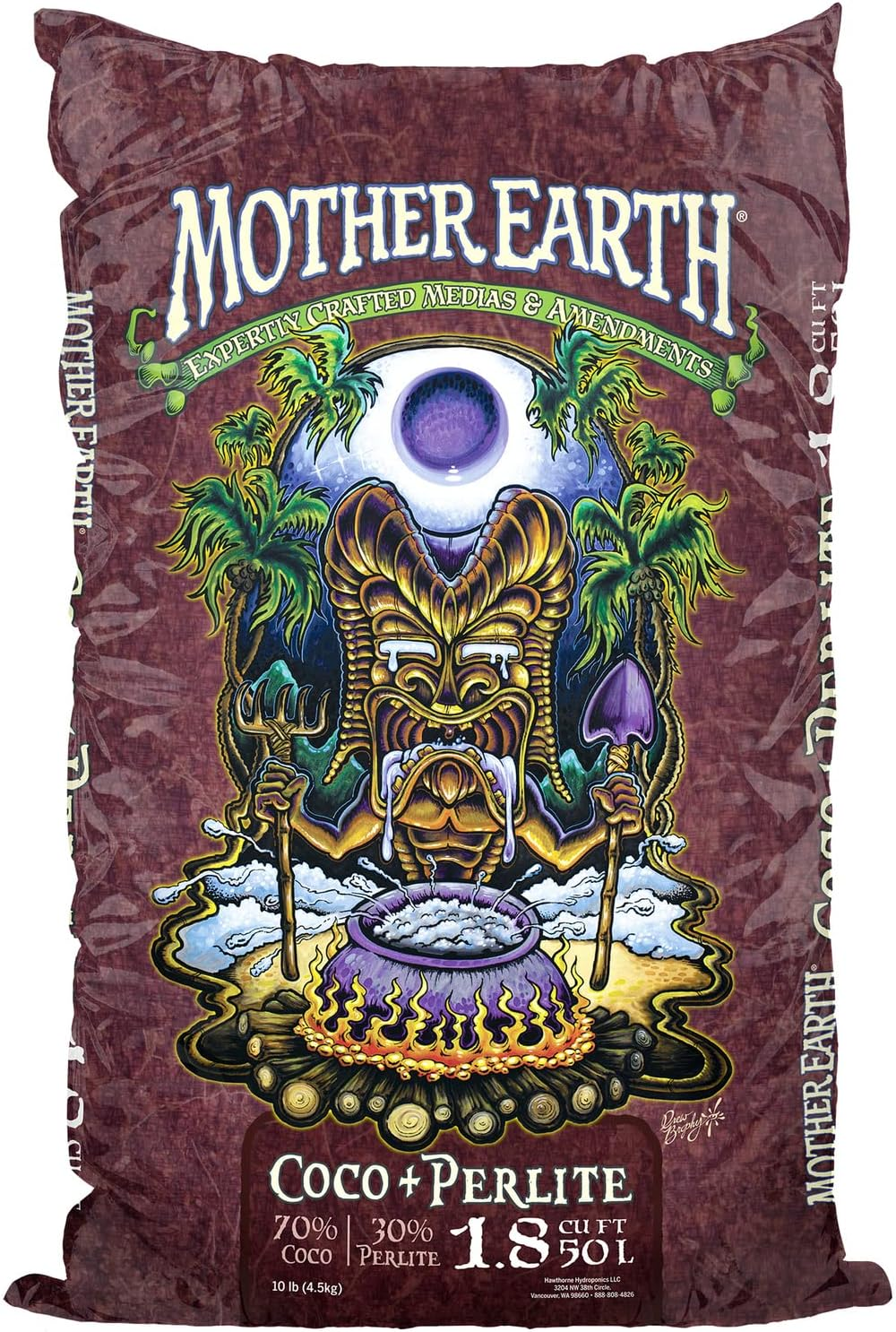 Mother Earth Coco + Perlite Mix, Growing Media for Indoor and Outdoor 1.8 cu. ft