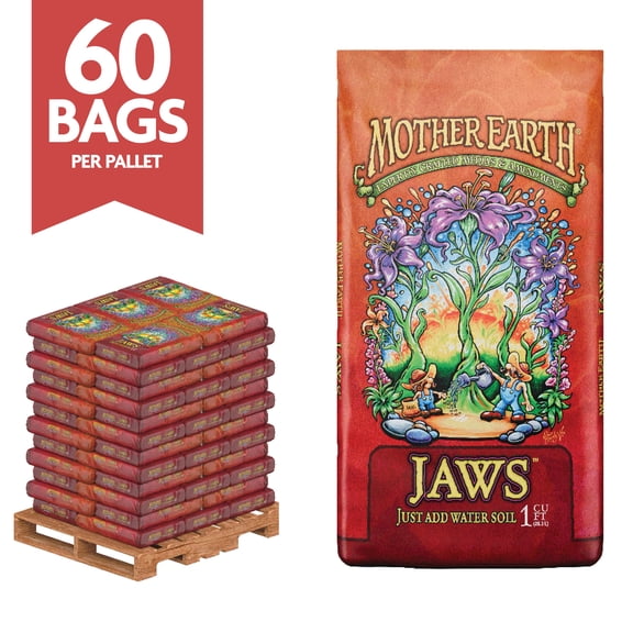 Mother Earth JAWS Just Add Water Soil Pallet, Container and Raised Bed Soil, 60 cu. ft.