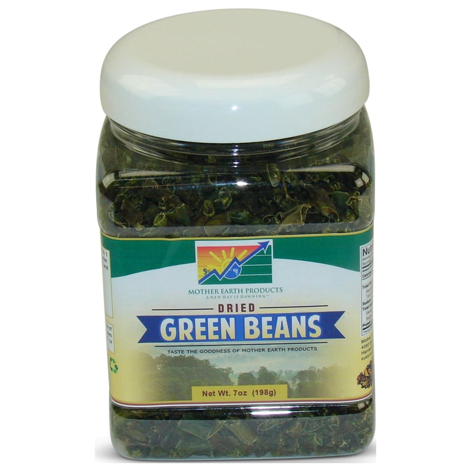 Mother Earth Products Dehydrated Green Beans, Quart Jar